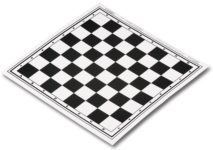 Поле шахматы/шашки ламинированный картон