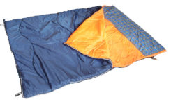 Спальник SM одеяло с подголовником Дуэт +10-5 Сине-оранжевый