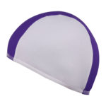 Шапочка для плавания ткань LUCRA SM комбинированная Бело-фиолетовый