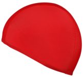 Шапочка для плавания ткань LUCRA SM однотонная Красный